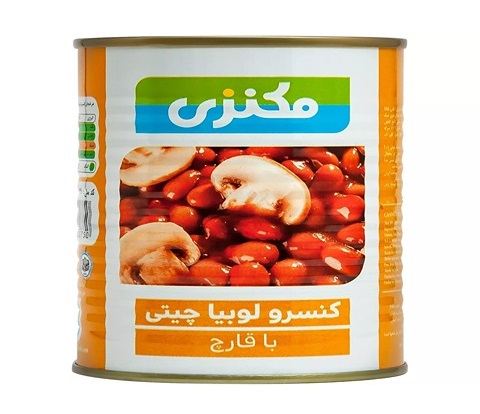 فروش کنسرو لوبیا با قارچ مکنزی + قیمت خرید به صرفه